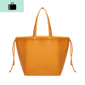 质感托特包包2020新款潮时尚百搭单肩包斜挎包腋下包手提包大包女NEW LAKE 黄色女士单肩包 黄色