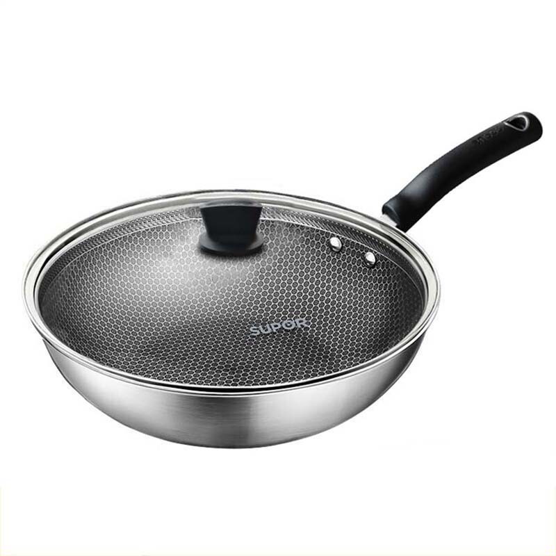 苏泊尔(SUPOR)平底煎炒锅锅具套装刀具套装 VC30JAC01 30cm