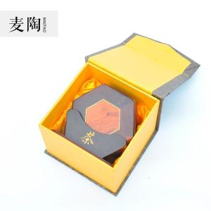 美帮汇黑檀木杯垫 整套鸡翅木杯托壶垫壶承 茶道配件零配摆件