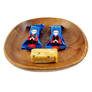 喔喔酥心糖花生味黑芝麻味混合散称500g/1000g结婚喜糖休闲零食品