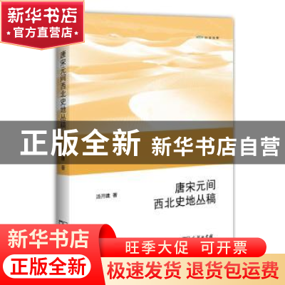 正版 唐宋元间西北史地丛稿 汤开建著 商务印书馆 9787100104616