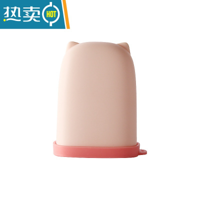 敬平肥皂盒带盖mini旅行便携式ins创意个性香皂盒防水密封硅胶收纳盒 2只优惠装-粉色