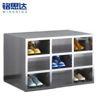 铭思达不锈钢鞋柜双面18格个