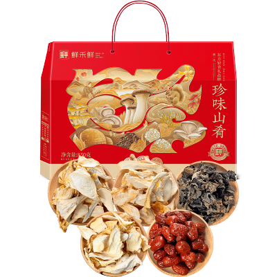鲜禾鲜 珍味山肴山珍礼盒850g