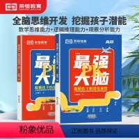 [全套2册]高阶+初阶 小学通用 [正版]荣恒小学生强大脑数学思维闯关逻辑推理游戏书数谜脑筋急转弯儿童数学思维逻辑推理训