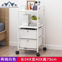 收纳柜抽屉式 卧室置物架落地浴室卫生间角架 多层厨房储物架层架 三维工匠