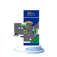 标签色带绿底黑字 18mm