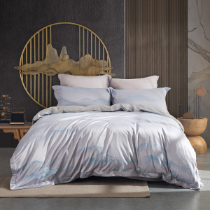 罗莱1.5米棉质四件套床单款四件套纯棉亲肤舒适床品套装 混色 200*230cm