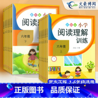 2本--上册+下册 小学一年级 [正版]二年级语文阅读理解专项训练书小学生一三四五六年级上下册语文课外阅读理解专项强化训
