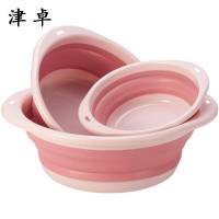 津卓 可折叠洗脸盆便携式压缩脸盆 多色可选 个