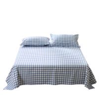 知布家粗布双人床单200*230cm 条