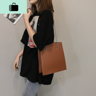 2020新款大包包女ins潮复古链条手提韩版百搭大容量港风单肩女包NEW LAKE女手包