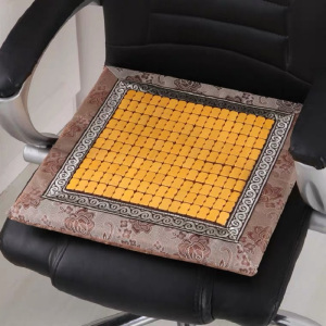 夏季办公椅防滑降暑记忆棉麻将坐垫50*50cm