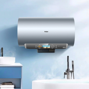 海尔(Haier)电热水器60升一级能效3300W3D速热小蓝瓶净肤洗前置常温除氯APP智控谷峰用电DR7Pro