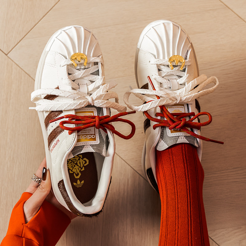 阿迪达斯鞋板鞋SUPERSTAR II-CNYGAZELLE低帮中性鞋四季款KJ6293