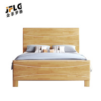 苏宁 金菲罗格 办公家具 现代简约双人床实木大床