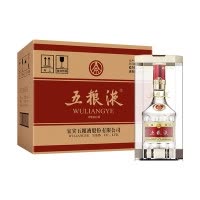五粮液 普五第八代 浓香型白酒 52度500ml*6瓶 整箱装 原箱