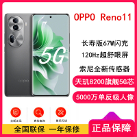 [全新]OPPO Reno11 曜石黑 12G+512GB 5000万单反级人像三摄 天玑8200旗舰芯片 67W超级闪充 超耐久大电池 5G手机