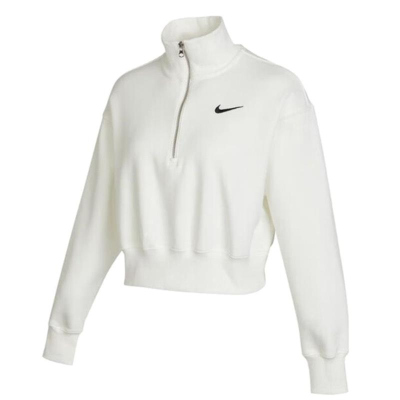 NIKE/耐克卫衣运动休闲加绒保暖半拉连女装套头衫DQ5768-133 C