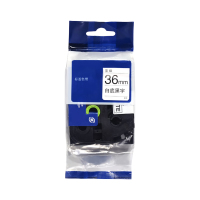 鸿灵睿芯 RX-HLSD03 36mm*8m 通用型 标签打印机色带 (计价单位:支) 白底黑字