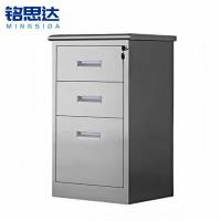 铭思达不锈钢矮柜三斗台