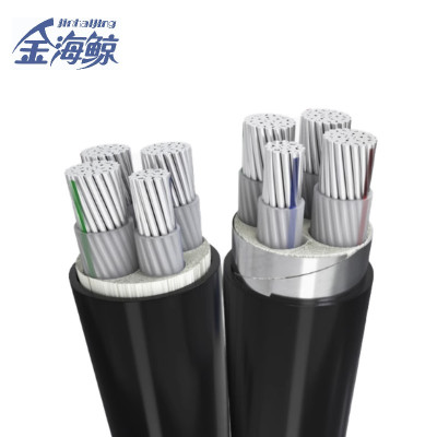 金海鲸 铠装低压铝电缆YJLV223×150+1 米