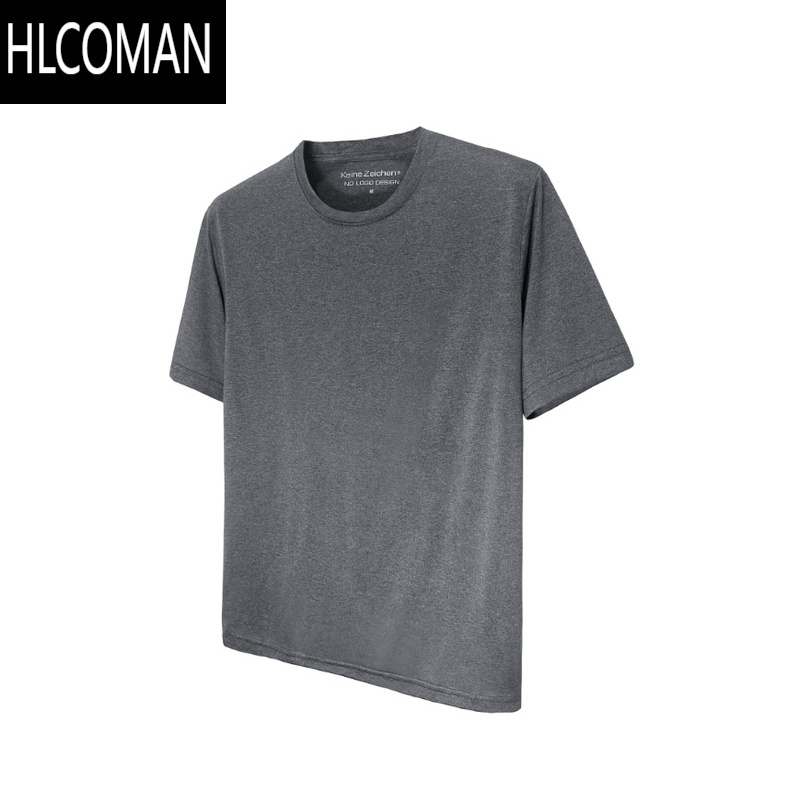 HLCOMAN NO LOGO 运动速干透气吸湿快干弹力运动短袖跑步多色健身户外