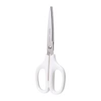 齐心 B2761 舒适时尚剪刀 173mm 白 单个装