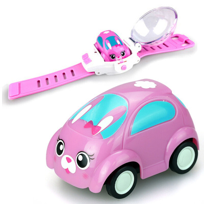 银辉Silverlit萌宠表带遥控车儿童遥控玩具粉红大眼兔824670
