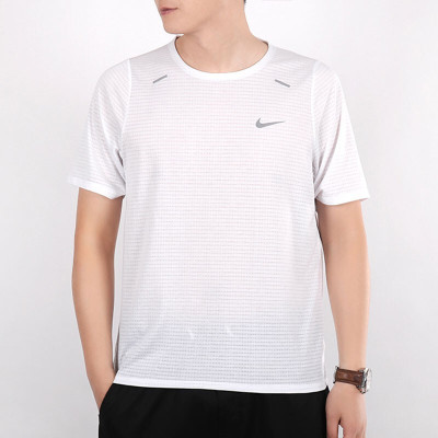 NIKE耐克男装2020新品运动服跑步训练健身Dri-FIT快干透气舒适休闲圆领短袖T恤CJ5421-100D