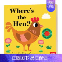 [正版]母鸡在哪里 英文原版 Where's the Hen 幼儿英语启蒙纸板触摸翻翻书 亲子互动读物 英文版进口原版书