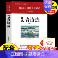 九上艾青诗选 [正版]礼盒装 初中必读名著十二本 人教版原著课外阅读书籍朝花夕拾西游记红星照耀中国昆虫记水浒传七八九年级