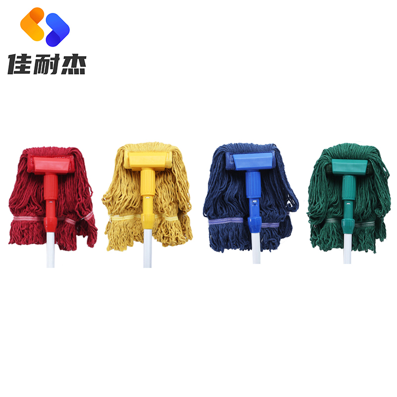 佳耐杰 彩色拖把蜡拖多色分类棉线拖把 多色/把