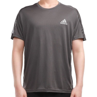 ADIDAS阿迪达斯短袖T恤跑步运动休闲速干透气圆领男装H34487 D