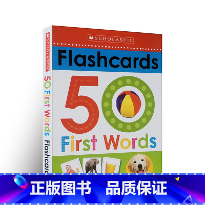 闪卡:50 First Words [正版]英文原版 Flash Cards: Sight Words 视觉词 儿童启蒙