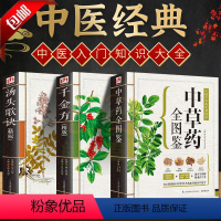 [正版]抖音同款3册中草药全图鉴+千金方+汤头歌诀中药材识别图鉴书籍 中草药入门中医医学书籍 本草纲目类医学书籍