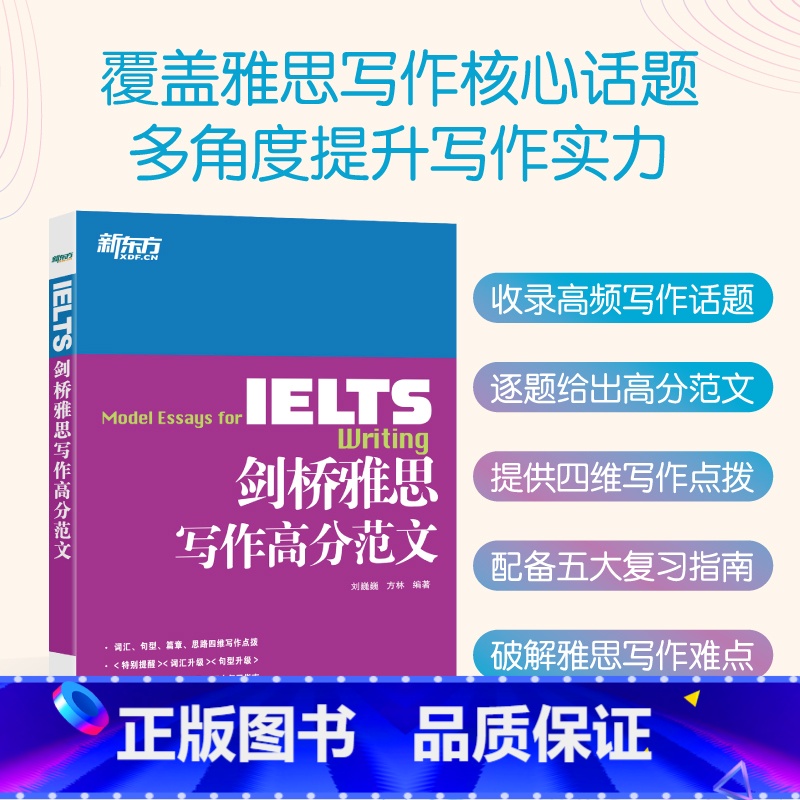 [正版]IELTS剑桥雅思写作高分范文雅思写作十天突破真经总纲作文备考议论文写作可搭顾家北雅思写作真题