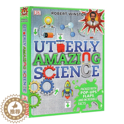 [醉染正版]惊人的科学 英文原版 Utterly Amazing Science DK百科书 精装翻翻操作立体书 科学启