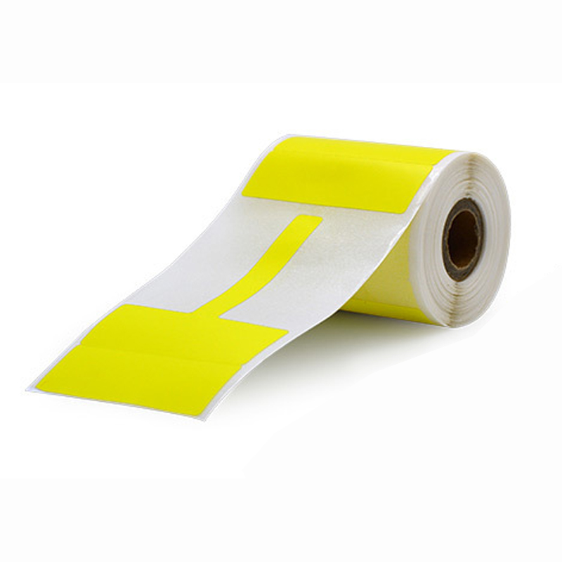 中电鼎润 Yellow3825 38mm*25mm-40mm 标签胶贴 1.00 盒/卷 (计价单位:卷) 黄色
