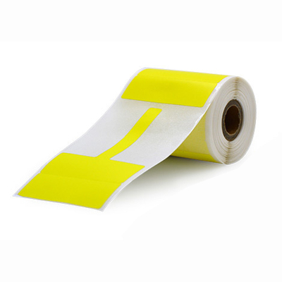 中电鼎润 Yellow3825 38mm*25mm-40mm 标签胶贴 1.00 盒/卷 (计价单位:卷) 黄色