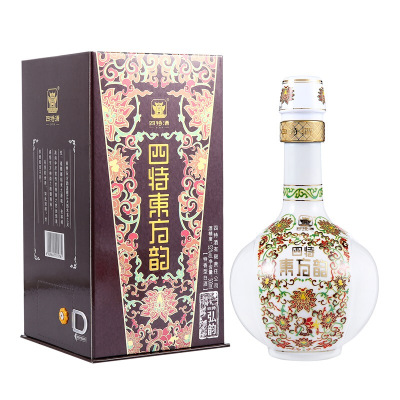 四特酒 白酒 东方韵 弘韵 52度 500ml 单瓶装 特香型白酒(新老包装随机发货)