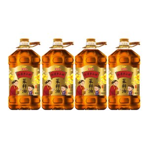 金龙鱼外婆乡小榨菜籽油5L*4桶 大桶装 家用 非转基因 压榨 整箱发货