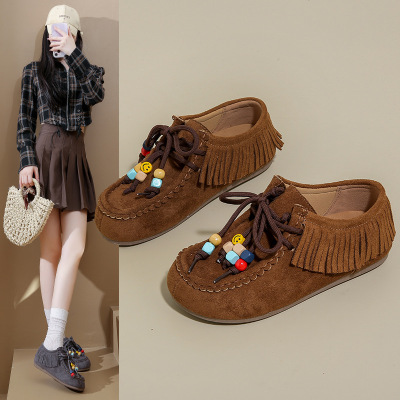 小白鞋子女秋季新款韩版ins女学生休闲潮流百搭豆豆女鞋