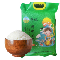神墩庐江香米 绿色食品当季新 一级有机大米5kg/袋