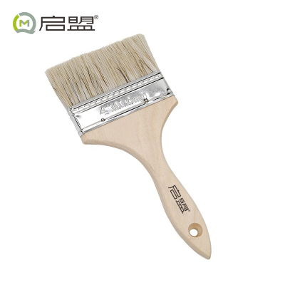 启盟猪鬃油漆刷猪毛刷子加厚4寸QM-80024\把