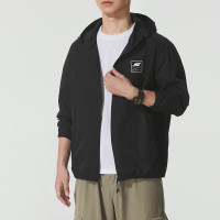 斯凯奇(Skechers)外套男装女装情侣装新款秋季运动服潮流时尚休闲服针织夹克P225U136-03K8 ZP