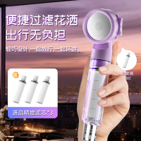旅行便携式花洒家用增压淋浴过滤器净化滤芯喷头