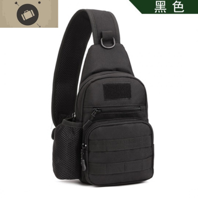 战术胸包男士单肩斜挎包男户外运动路亚多功能腰包包艾狄伊娃斜挎包男