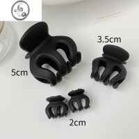 JiMi简约磨砂发夹女高马尾固定器丸子头抓夹气质2023新款发卡子头饰