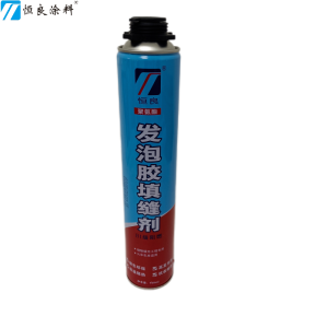恒良牌发泡胶750ml 850g 防火阻燃B1级